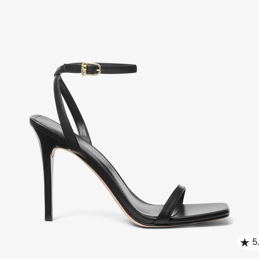 Michael Kors Black Ankle Strap Heels